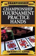 Championship Hold'em Tournament Hands A Hand By Hand Strategy Guide to Winning Hold'em Tournaments