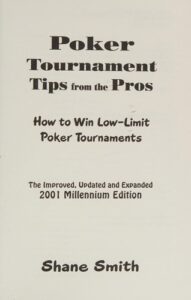 Poker Tournament Tips From The Pros How To Win Low Limit Poker Tournaments